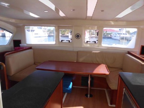 Used Sail Catamaran for Sale 2011 Leopard 38 Layout & Accommodations